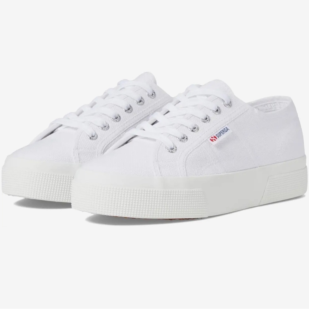 SUPERGA 2750 Cotu Platform Lace-Up Sneaker White
